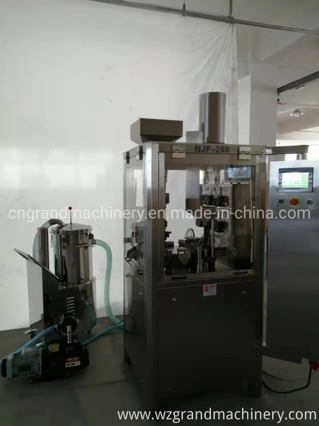 Liquid Pellet Pill Capsule Filling Machine Capsules Inside and Outside Packing Machine Njp-260